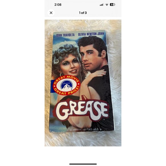 Grease VHS Movie Paramount Pictures Millennium Collection New Factory Sealed! - Picture 1 of 3